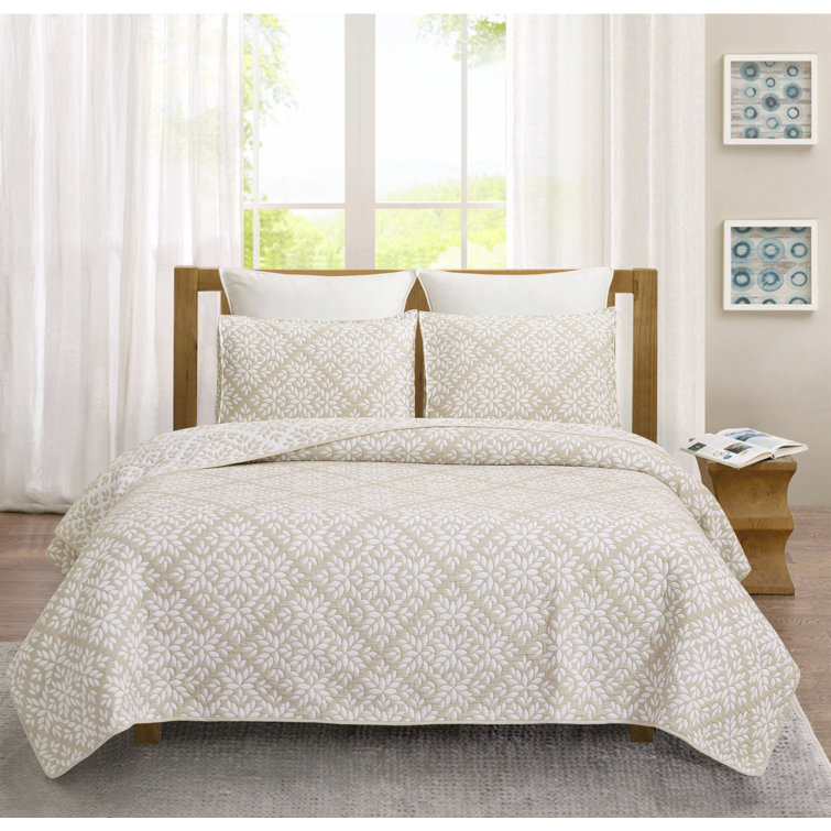 C&F Home Cotton Quilted Geometric Shapes Coverlet Set Wayfair